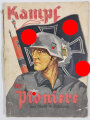 "Kampf der Pioniere" datiert 1942, 124 Seiten, DIN A4, stark gebraucht