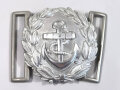 Kriegsmarine, Schloss für die Schärpe der Beamten. Aluminium, Höhe 59mm, nicht gebrochen nur ein Kratzer