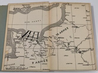 "Invasion 1944" Ein Beitrag zu Rommels und des Reiches Schicksal, datiert 1949, 202 Seiten,stark gebraucht