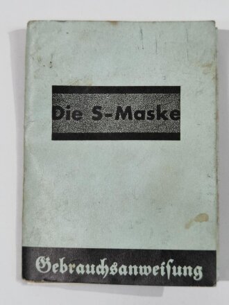 "Die S-Maske" kleinformat, stark gebraucht, 15 Seiten