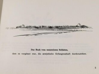 "Stacheldraht Hunger Heimweh - Eine Erinnerung" datiert 1955, 84 Seiten, DIN A5