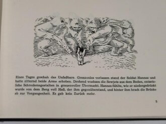 "Stacheldraht Hunger Heimweh - Eine Erinnerung" datiert 1955, 84 Seiten, DIN A5