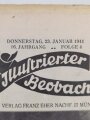 Illustrierter Beobachter, "Sieger an Englands Himmel", datiert 23.Januar 1941, Folge 4