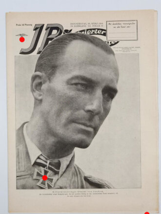 Illustrierter Beobachter, "Ritterkreuzträger Oberst von Usedom, datiert 16. März 1944, Folge 11