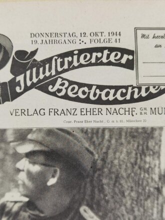 Illustrierter Beobachter, "Der Gefechtsstand des...