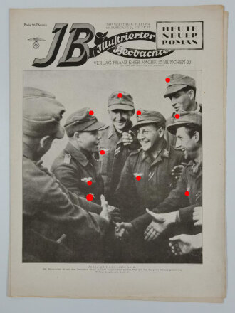 Illustrierter Beobachter, "Jeder will der erste sein ", datiert 6.Juli 1944, Folge.27