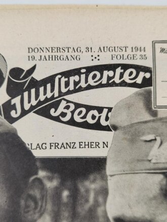 Illustrierter Beobachter, "Eine wunderliche Entdeckung ", datiert 31.August 1944, Folge.35