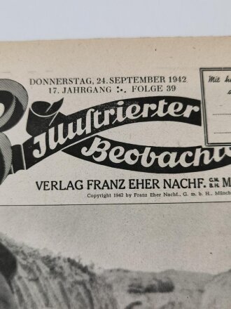 Illustrierter Beobachter, "Gefechtspause im...