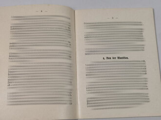 "Was muß ich für die Schlacht wissen und können?" Für den deutschen Infanteristen, datiert 1910, DIN A6, 28 Seiten