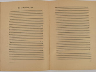 "Die Verantwortung des Deutschen Offiziers" Tornisterschrift, datiert 1941 Heft 45, 31 Seiten