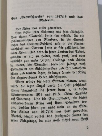 Ettighofer "Der Sturm 1918 - Sieben Tage deutsches Schicksal", datiert 1938, 324 Seiten, DIN A5