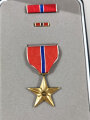U.S. Military Bronze Star , cased, aus Raucherhaushalt