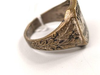 "Westwall" Fingerring in gutem Zustand, Höhe 16,5mm