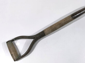 U.S. most likely WWII Vehicle shovel. Used, uncleaned. May have been used by British Army as well