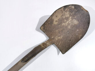 U.S. most likely WWII Vehicle shovel. Used, uncleaned. May have been used by British Army as well