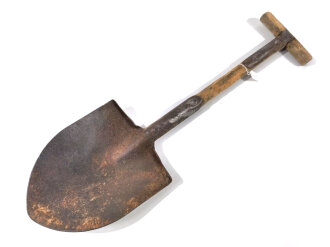 U.S. most likely WWII T-handle shovel, used , rough...