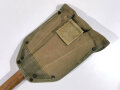 U.S. 1944 dated folding shovel in 1943 dated carrier. Used