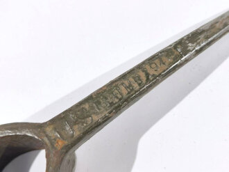 U.S. 1944 dated pick mattock intrenching tool. Original paint