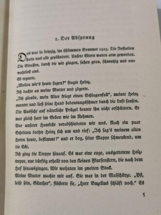 Günther Priem"Mein Weg nach Scapa Flow", datiert 1940, 190 Seiten, DIN A5