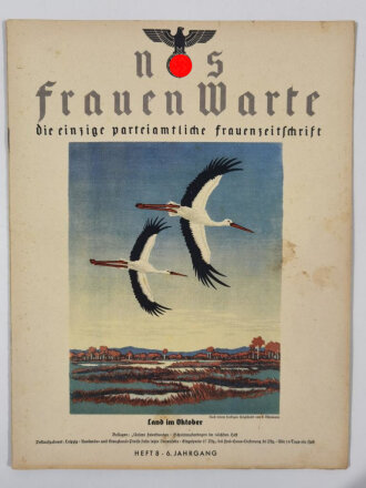NS Frauenwarte Heft 8,6.Jahrgang,1.Oktober 1937, "Land im Oktober"