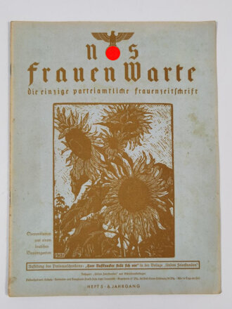 NS Frauenwarte Heft 5,6.Jahrgang, 1.September 1937,...