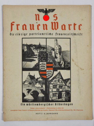 NS Frauenwarte Heft 2,6.Jahrgang, 1.Juli 1937, "Schwäbische Schöpfungsgeschichte"