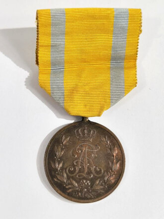 Sachsen Königreich Friedrich-August Medaille in...