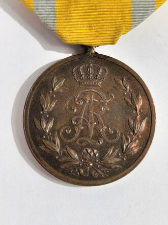 Sachsen Königreich Friedrich-August Medaille in...