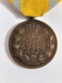 Sachsen Königreich Friedrich-August Medaille in Bronze, am Band