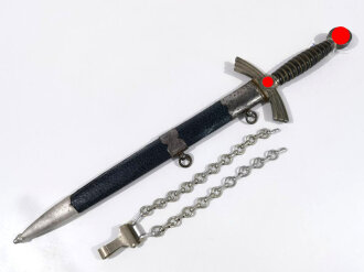 Luftwaffe Borddolch. Parierstange gebrochen, Belederung...