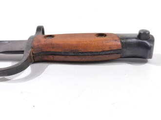 Japan, Seitengewehr Arisaka mit  Koppelschuh Typ 30 M1897, Sehr guter Zustand