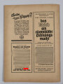 "Wille und Macht" Führerorgan der nationalsozialistischen Jugend, Heft 16, 15. August 1941 mit 25 Seiten
