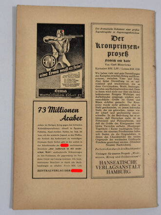 "Wille und Macht" Führerorgan der nationalsozialistischen Jugend, Heft 11, 1. Juni 1941 mit 24 Seiten