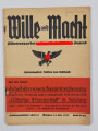 "Wille und Macht" Führerorgan der nationalsozialistischen Jugend, Heft 22, 15.November 1936  mit 32 Seiten, Bindung löst sich