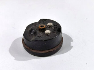 1 Stück Kehlkopfmikrofon von der Wehrmacht aus der Originalverpackung
