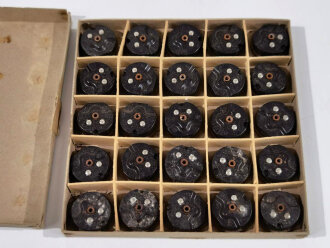 1 Stück Kehlkopfmikrofon von der Wehrmacht aus der Originalverpackung