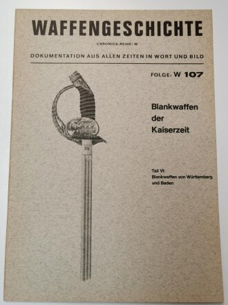 Waffengeschichte "Blankwaffen der Kaiserzeit"...