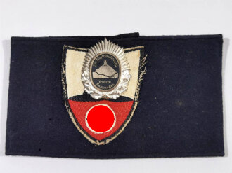 Deutscher Reichskriegerbund Kyffhäuser ( DRKB )  Armbinde mit aufgelegtem Ehrenzeichen 2.Klasse