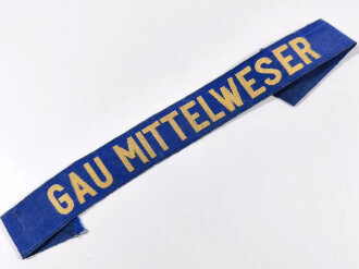 Stahlhelmbund Ärmelband " Gau Mittelweser"...