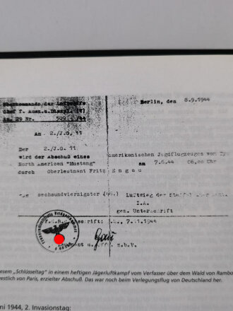 "Nachtjäger Bomber Wolken und Sterne"  Auf den Spuren Heinz Wolfgang Schnaufers, des erfolgreichsten Nachtjägers der Welt. DIN A4, 304 Seiten, aus Raucherhaushalt