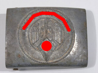 Koppelschloss für Angehörige der Hitlerjugend. Späte Fertigung, Zink, Hersteller M4/ 39
