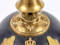 Preussen, Pickelhaube für Offiziere der Infanterie. Abschraubbare Spitze. Guter Gesamtzustand