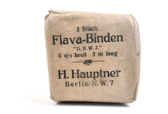 3 Stück " Flava-Binden" H.Hauptner Berlin