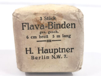 3 Stück " Flava-Binden" H.Hauptner Berlin