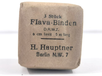 3 Stück " Flava-Binden" H.Hauptner Berlin