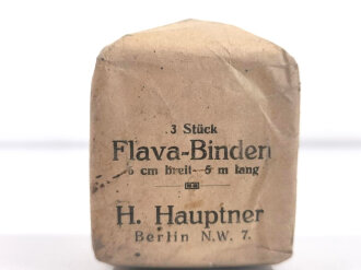 3 Stück " Flava-Binden" H.Hauptner Berlin