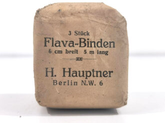 3 Stück " Flava-Binden" H.Hauptner Berlin