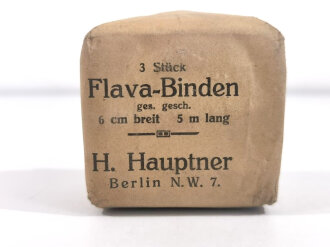 3 Stück " Flava-Binden" H.Hauptner Berlin