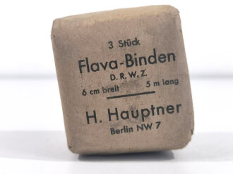 3 Stück " Flava-Binden" H.Hauptner Berlin