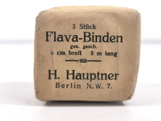 3 Stück " Flava-Binden" H.Hauptner Berlin